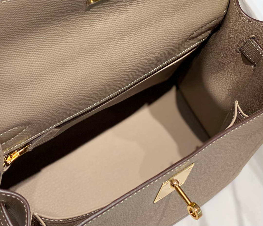 Hermes Sellier Kelly Epsom Leather Bag H213005