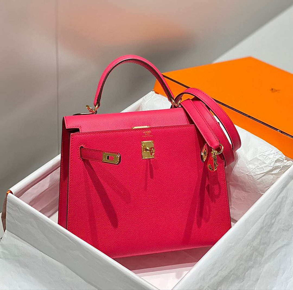 Hermes Sellier Kelly Epsom Leather Bag H213007