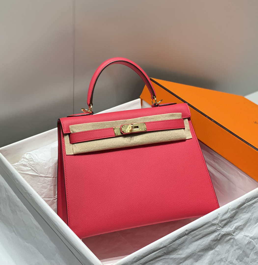 Hermes Sellier Kelly Epsom Leather Bag H213007