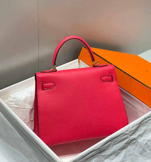 Hermes Sellier Kelly Epsom Leather Bag H213007 - 25cm x17 x 7 cm - View 11
