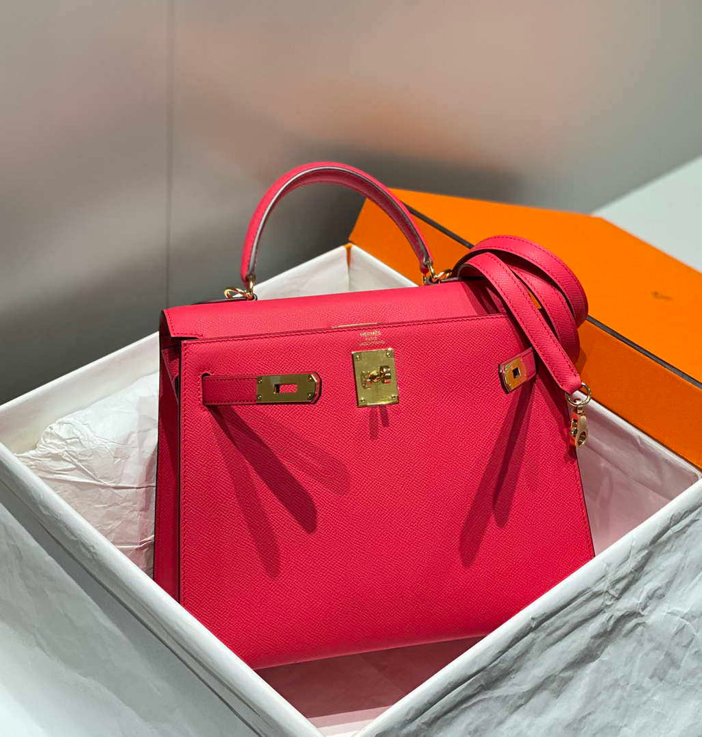 Hermes Sellier Kelly Epsom Leather Bag H213007