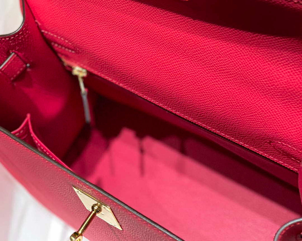 Hermes Sellier Kelly Epsom Leather Bag H213007