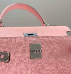 Hermes Sellier Kelly Epsom Leather Bag H213008 - 25cm x17 x 7 cm - View 17