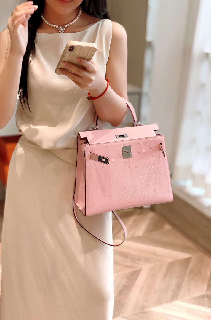 Hermes Sellier Kelly Epsom Leather Bag H213008