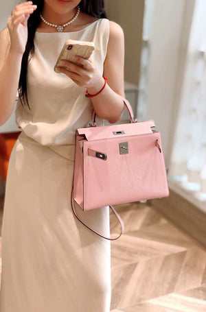 Hermes Sellier Kelly Epsom Leather Bag H213008 - 25cm x17 x 7 cm - View 19