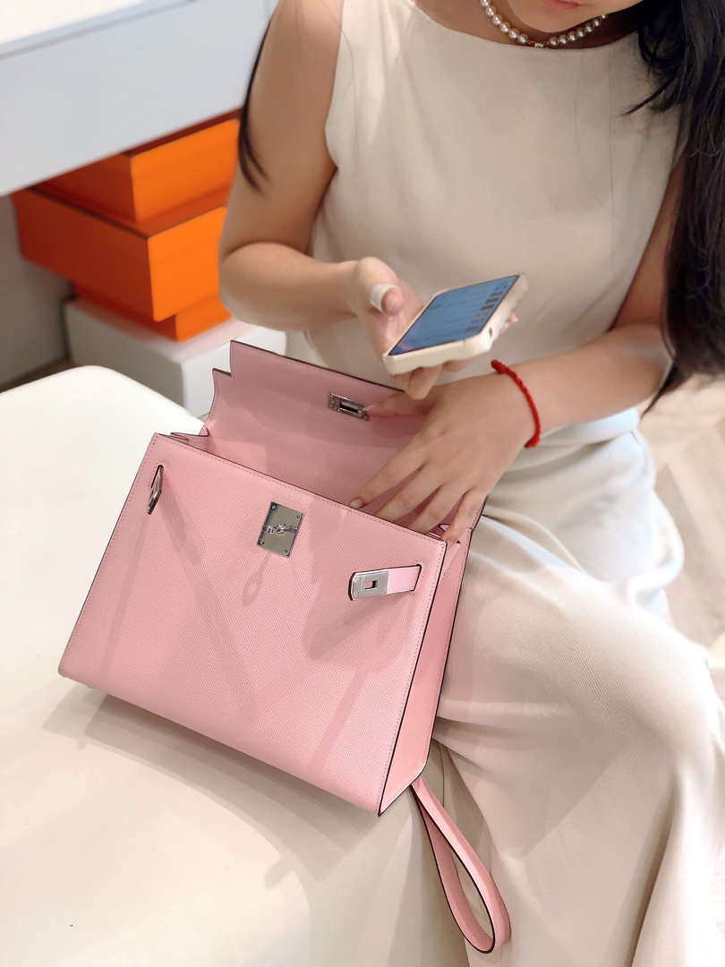 Hermes Sellier Kelly Epsom Leather Bag H213008