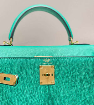 Hermes Sellier Kelly Epsom Leather Bag H213009 - 25cm x17 x 7 cm - View 14