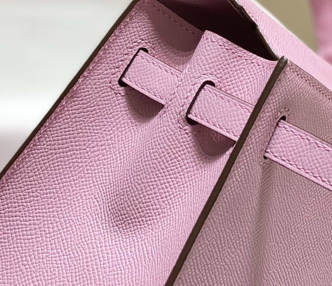 Hermes Sellier Kelly Epsom Leather Bag H213010 - 25cm x17 x 7 cm - View 7