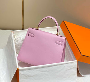 Hermes Sellier Kelly Epsom Leather Bag H213010 - 25cm x17 x 7 cm - View 11