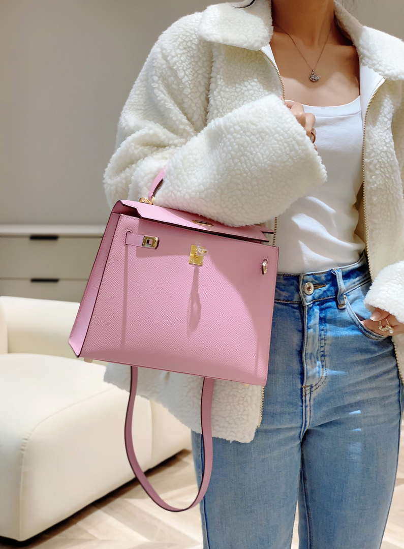 Hermes Sellier Kelly Epsom Leather Bag H213010
