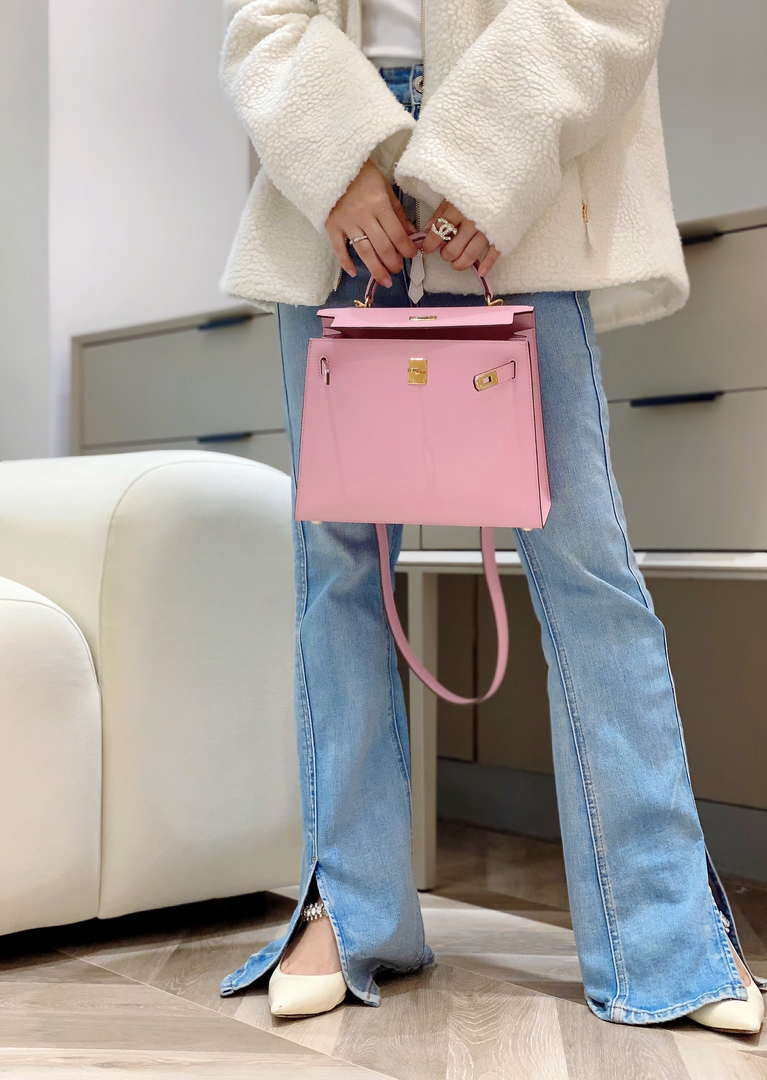 Hermes Sellier Kelly Epsom Leather Bag H213010