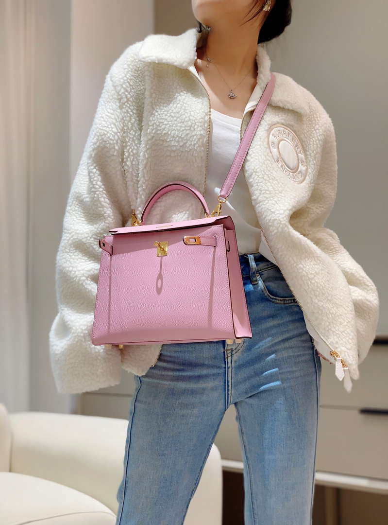 Hermes Sellier Kelly Epsom Leather Bag H213010