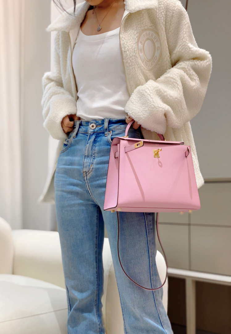 Hermes Sellier Kelly Epsom Leather Bag H213010