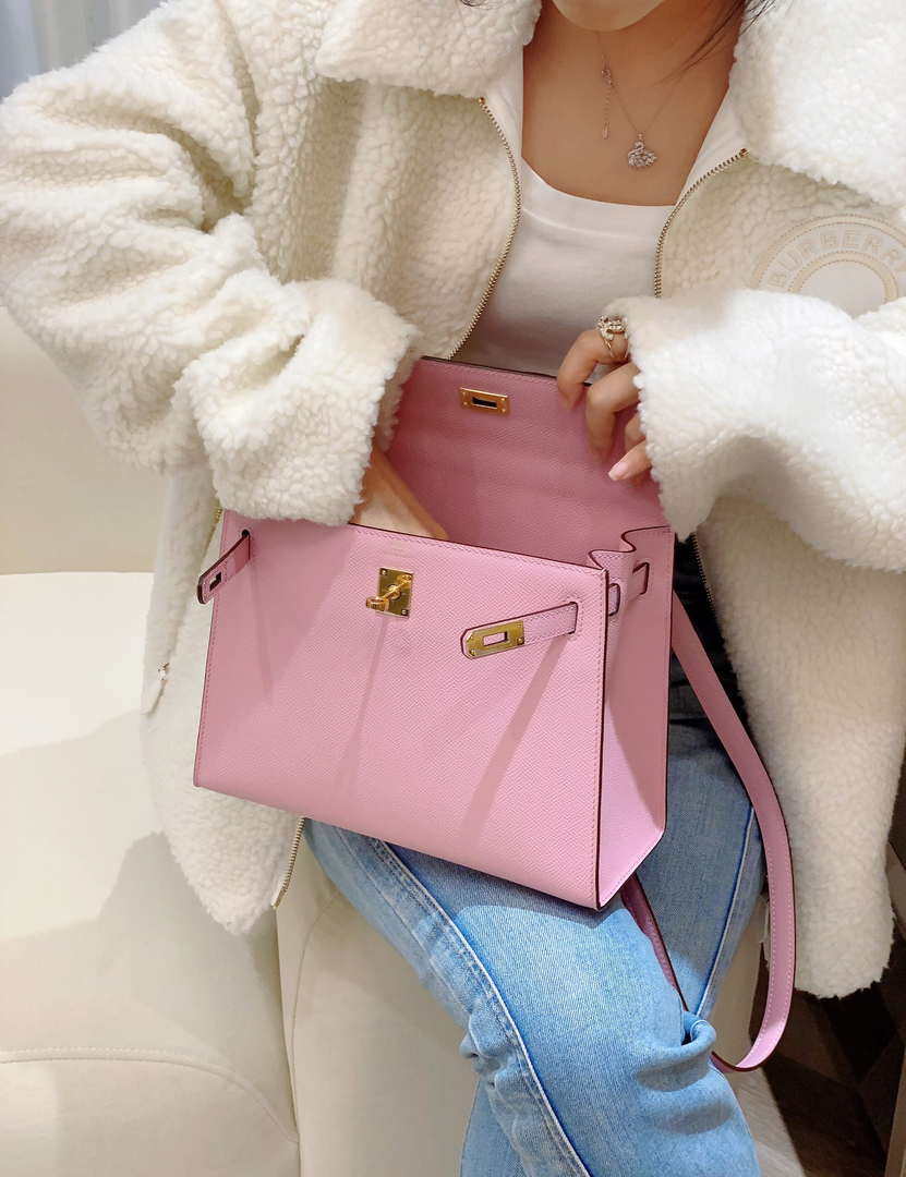 Hermes Sellier Kelly Epsom Leather Bag H213010