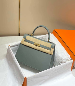 Hermes Sellier Kelly Epsom Leather Bag H213011 - 25cm x17 x 7 cm - View 1