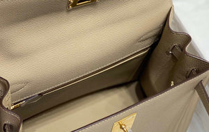 Hermes Sellier Kelly Epsom Leather Bag H213012 - 25cm x17 x 7 cm - View 9