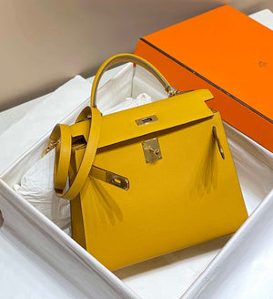 Hermes Sellier Kelly Epsom Leather Bag H213013 - 25cm x17 x 7 cm - View 3