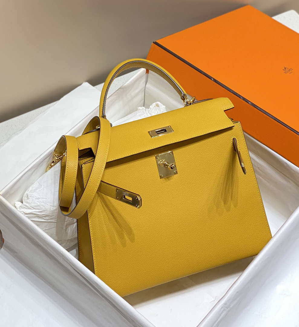 Hermes Sellier Kelly Epsom Leather Bag H213013