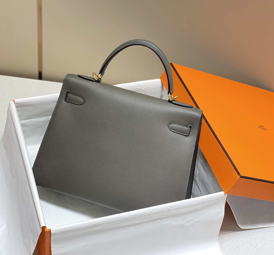 Hermes Sellier Kelly Epsom Leather Bag H213014