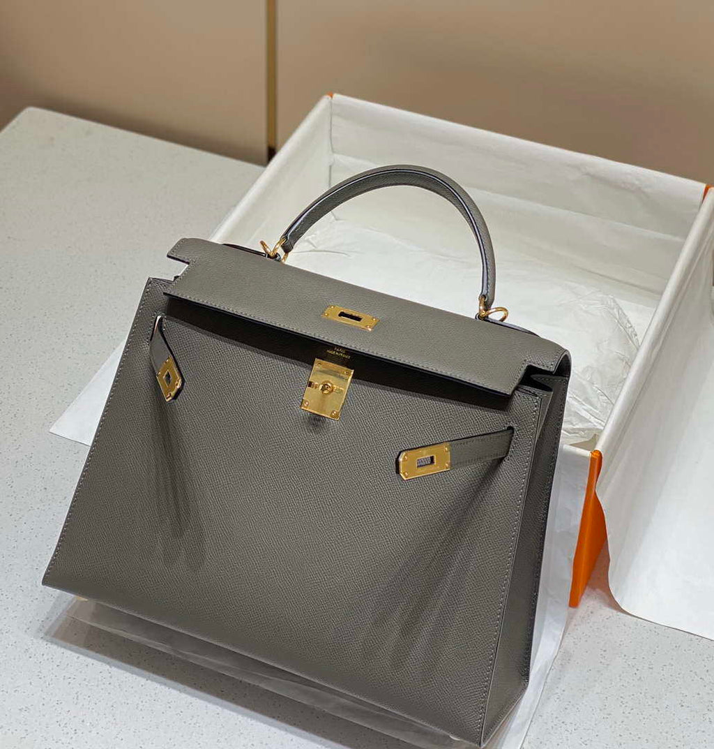 Hermes Sellier Kelly Epsom Leather Bag H213014