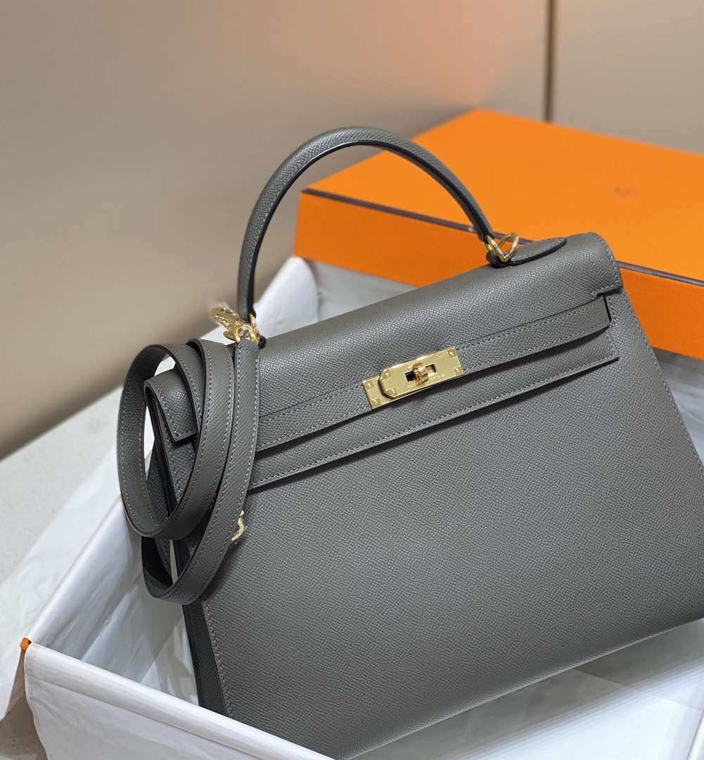 Hermes Sellier Kelly Epsom Leather Bag H213014