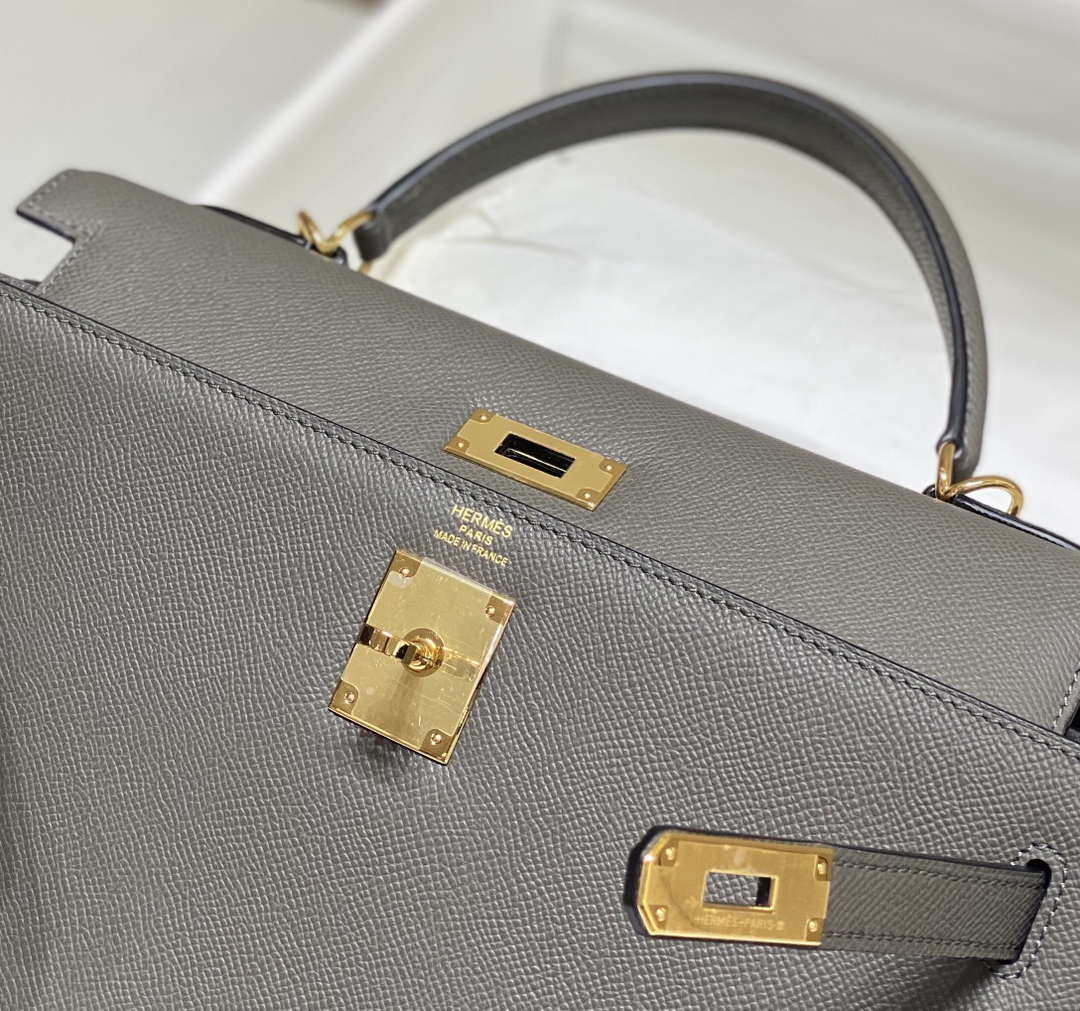 Hermes Sellier Kelly Epsom Leather Bag H213014