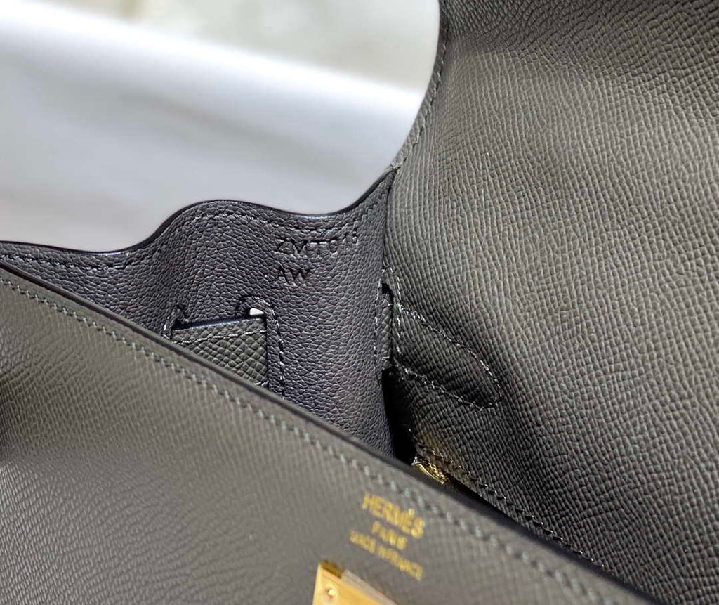 Hermes Sellier Kelly Epsom Leather Bag H213014