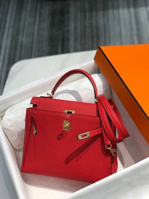 Hermes Sellier Kelly Epsom Leather Bag H213015 - 25cm x17 x 7 cm - View 4