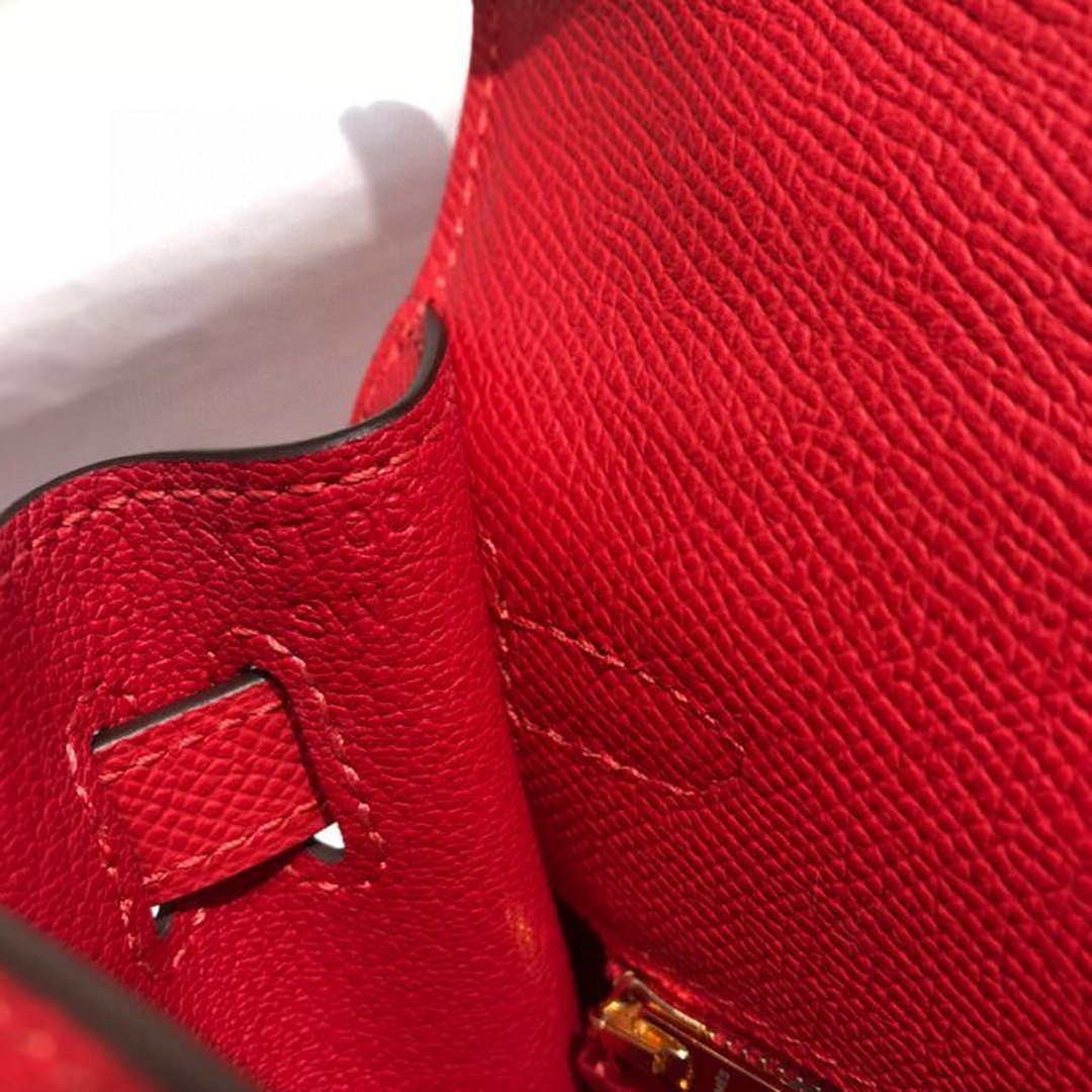Hermes Sellier Kelly Epsom Leather Bag H213015 - 25cm x17 x 7 cm - View 8
