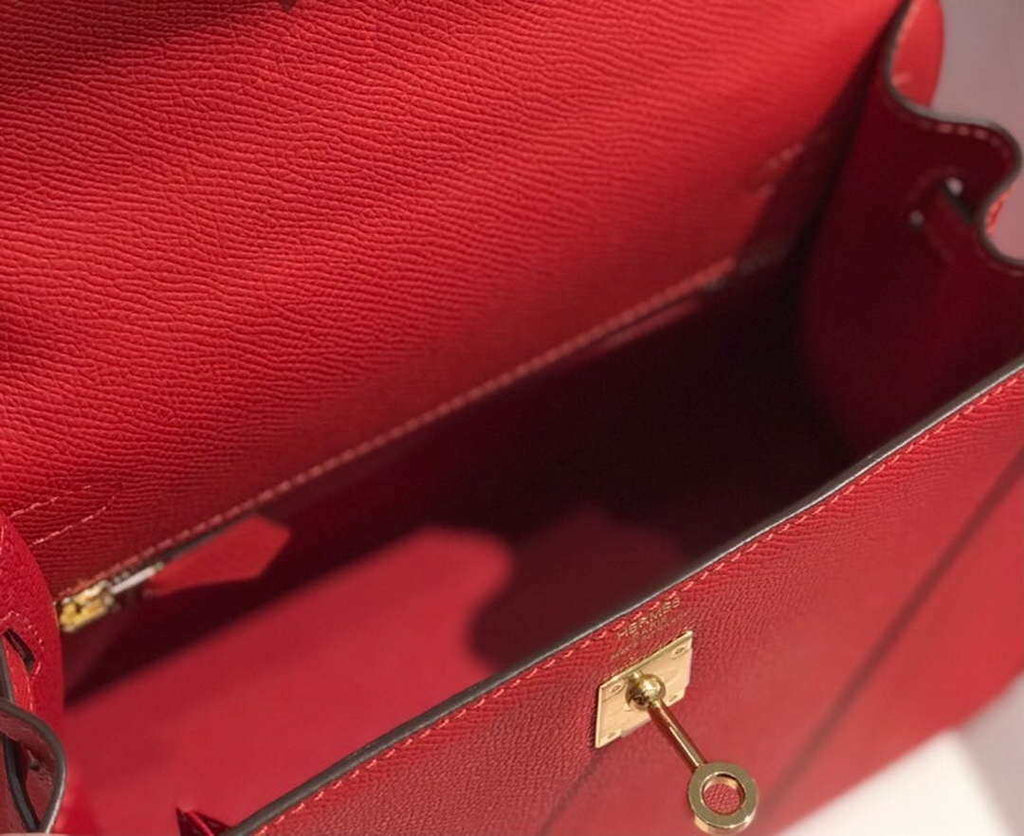 Hermes Sellier Kelly Epsom Leather Bag H213015