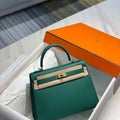 Hermes Sellier Kelly Epsom Leather Bag H213016 - 25cm x17 x 7 cm - View 1