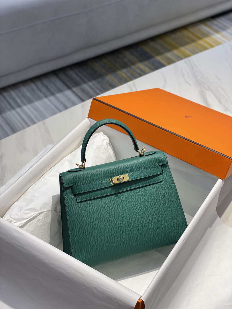 Hermes Sellier Kelly Epsom Leather Bag H213016