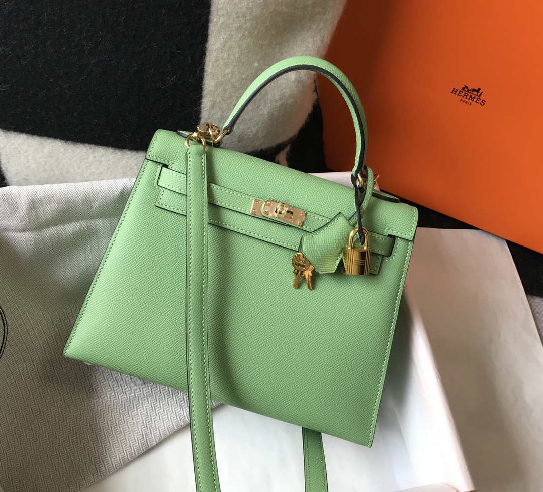 Hermes Sellier Kelly Epsom Leather Bag H213017