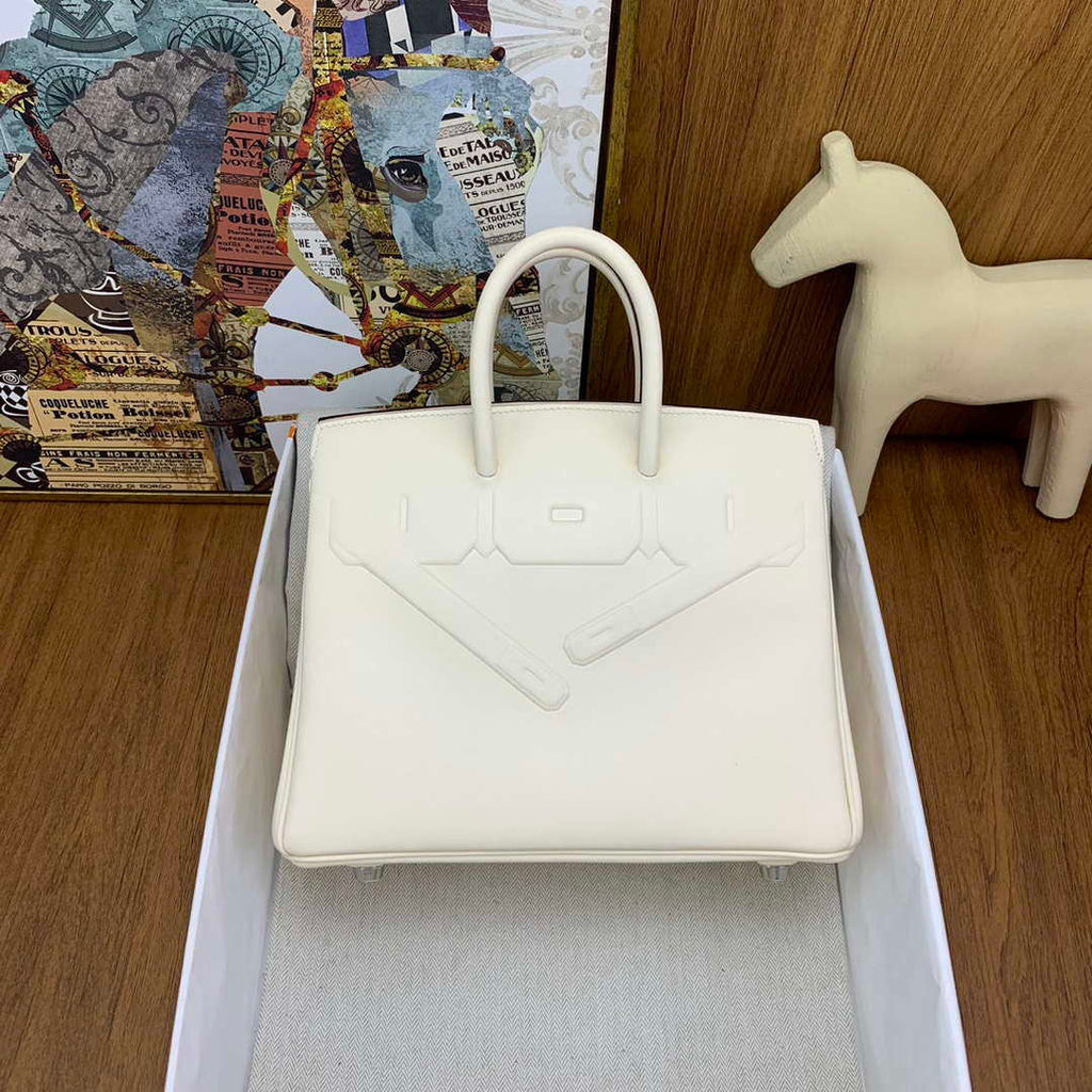Hermes Shadow Birkin Bag Swift 25 Fully Handmade H92025