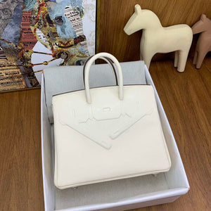 Hermes Shadow Birkin Bag Swift 25 Fully Handmade H92025 - Default Title - View 3