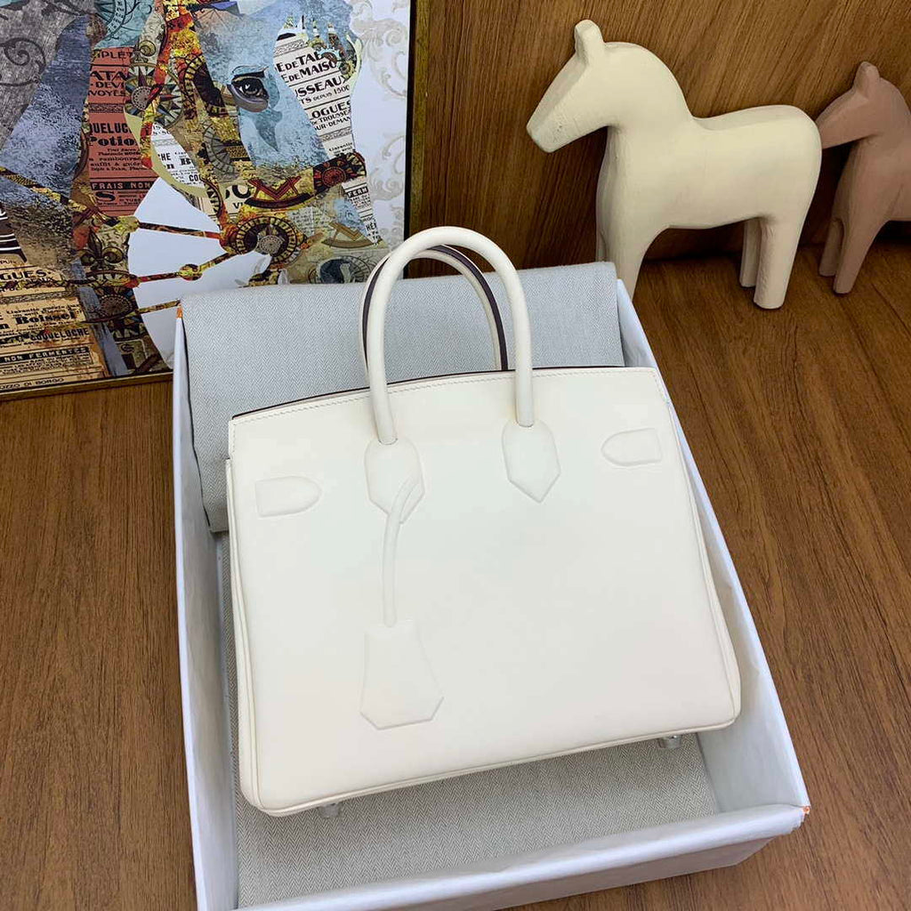 Hermes Shadow Birkin Bag Swift 25 Fully Handmade H92025
