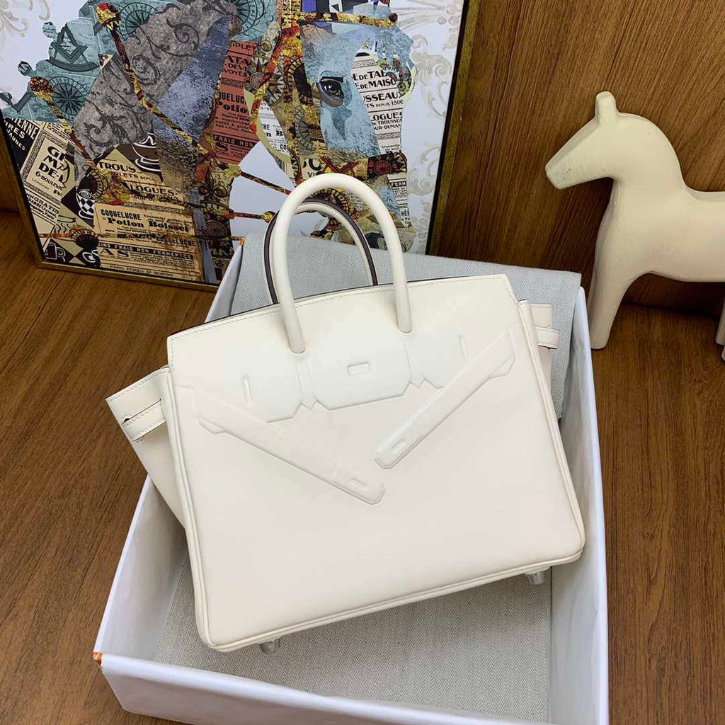 Hermes Shadow Birkin Bag Swift 25 Fully Handmade H92025