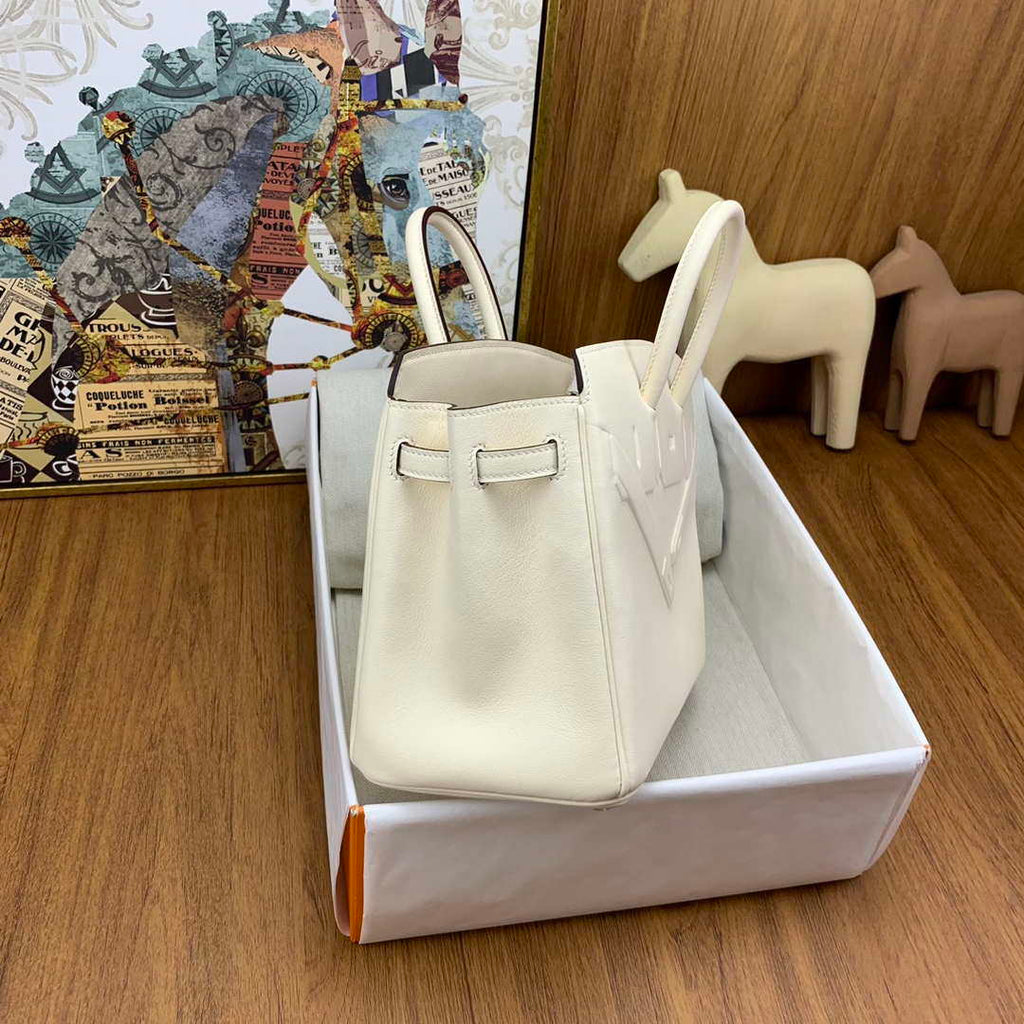 Hermes Shadow Birkin Bag Swift 25 Fully Handmade H92025
