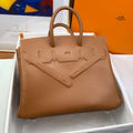 Hermes Shadow Birkin Bag Swift 25 Fully Handmade H92026