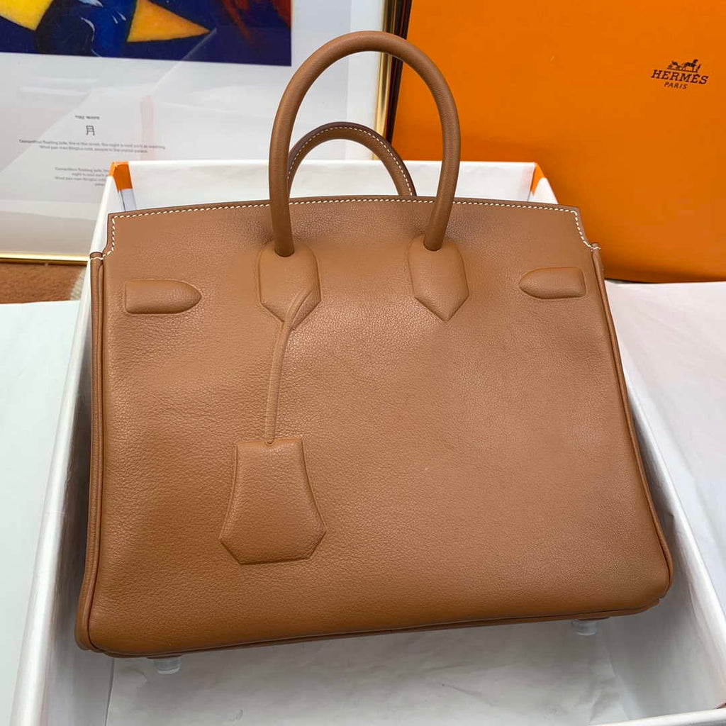 Hermes Shadow Birkin Bag Swift 25 Fully Handmade H92026