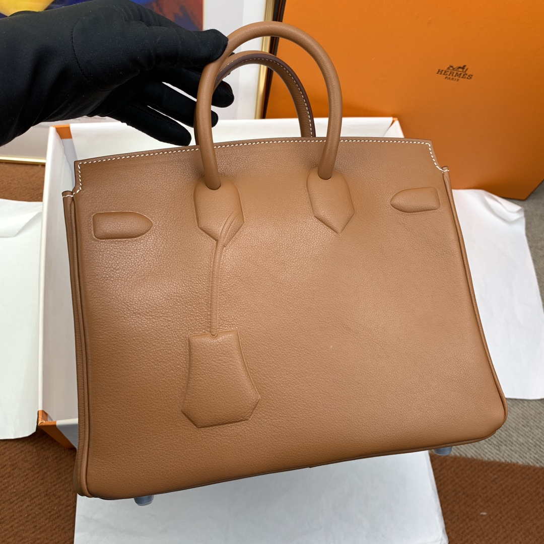Hermes Shadow Birkin Bag Swift 25 Fully Handmade H92026