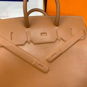 Hermes Shadow Birkin Bag Swift 25 Fully Handmade H92026 - Default Title - View 5