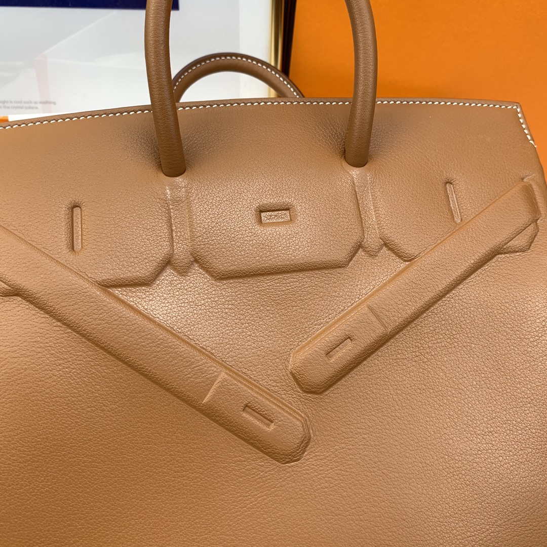 Hermes Shadow Birkin Bag Swift 25 Fully Handmade H92026
