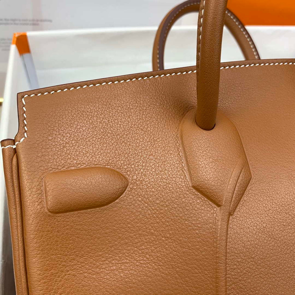 Hermes Shadow Birkin Bag Swift 25 Fully Handmade H92026