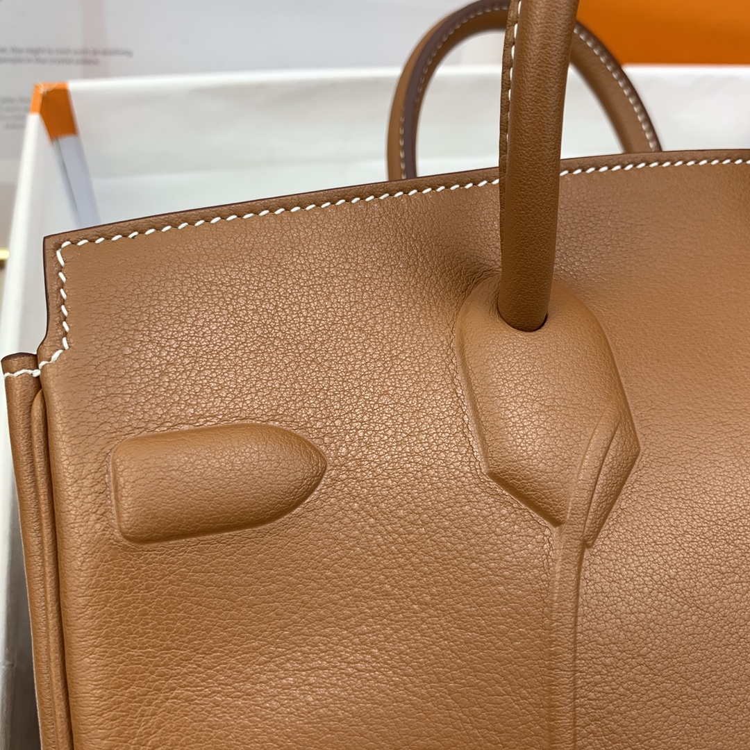 Hermes Shadow Birkin Bag Swift 25 Fully Handmade H92026