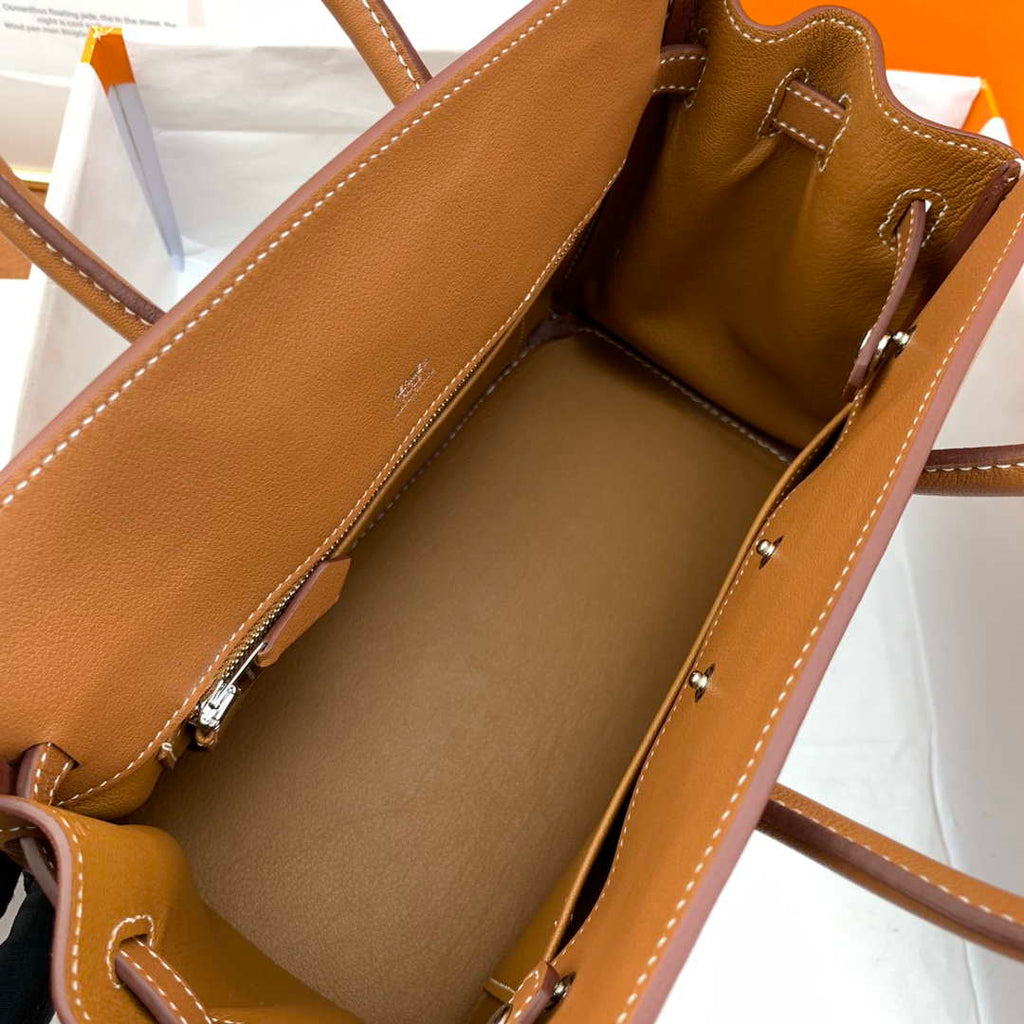 Hermes Shadow Birkin Bag Swift 25 Fully Handmade H92026