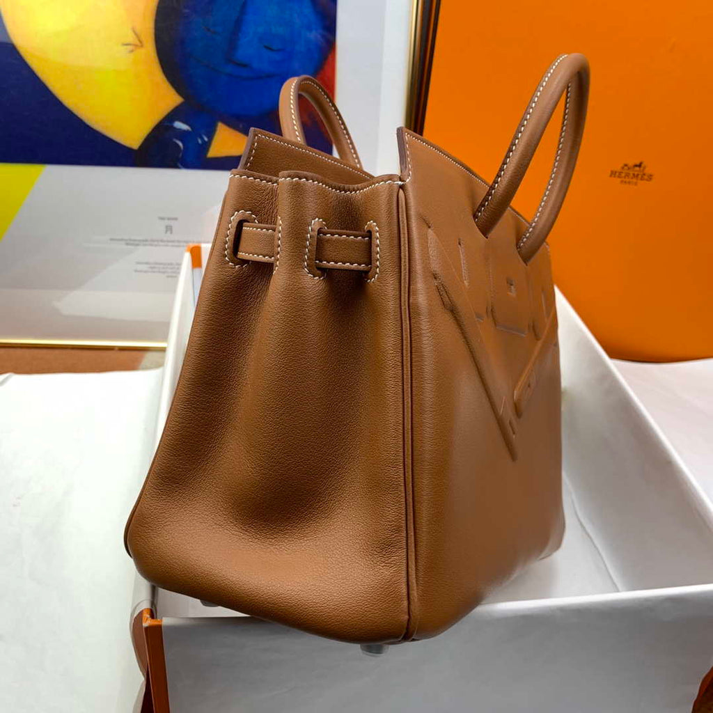 Hermes Shadow Birkin Bag Swift 25 Fully Handmade H92026