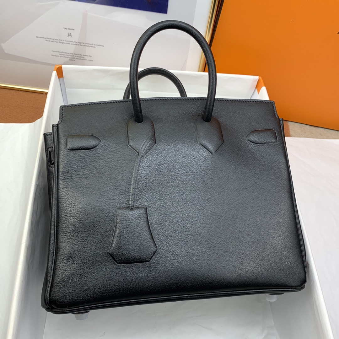 Hermes Shadow Birkin Bag Swift 25 Fully Handmade H92027
