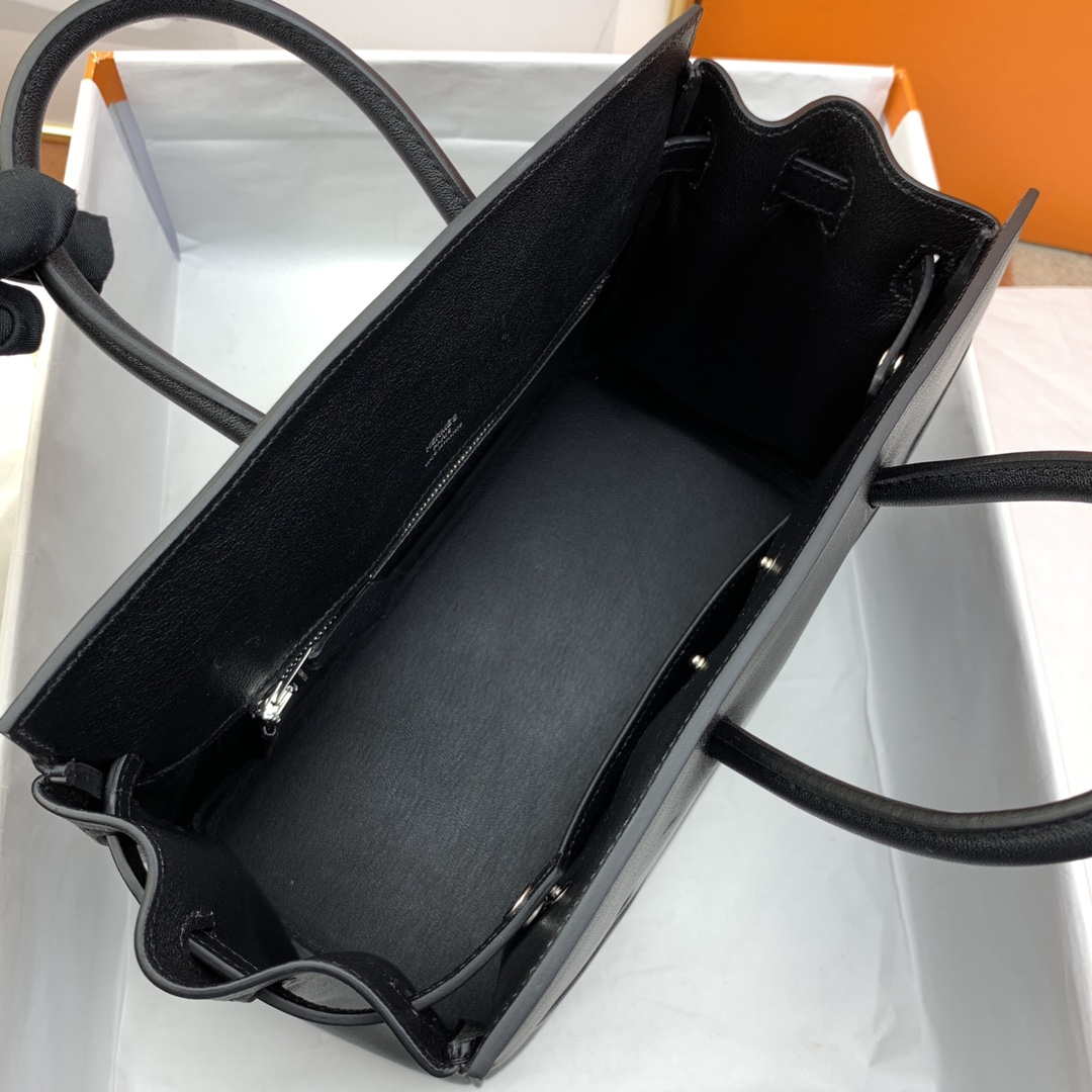 Hermes Shadow Birkin Bag Swift 25 Fully Handmade H92027