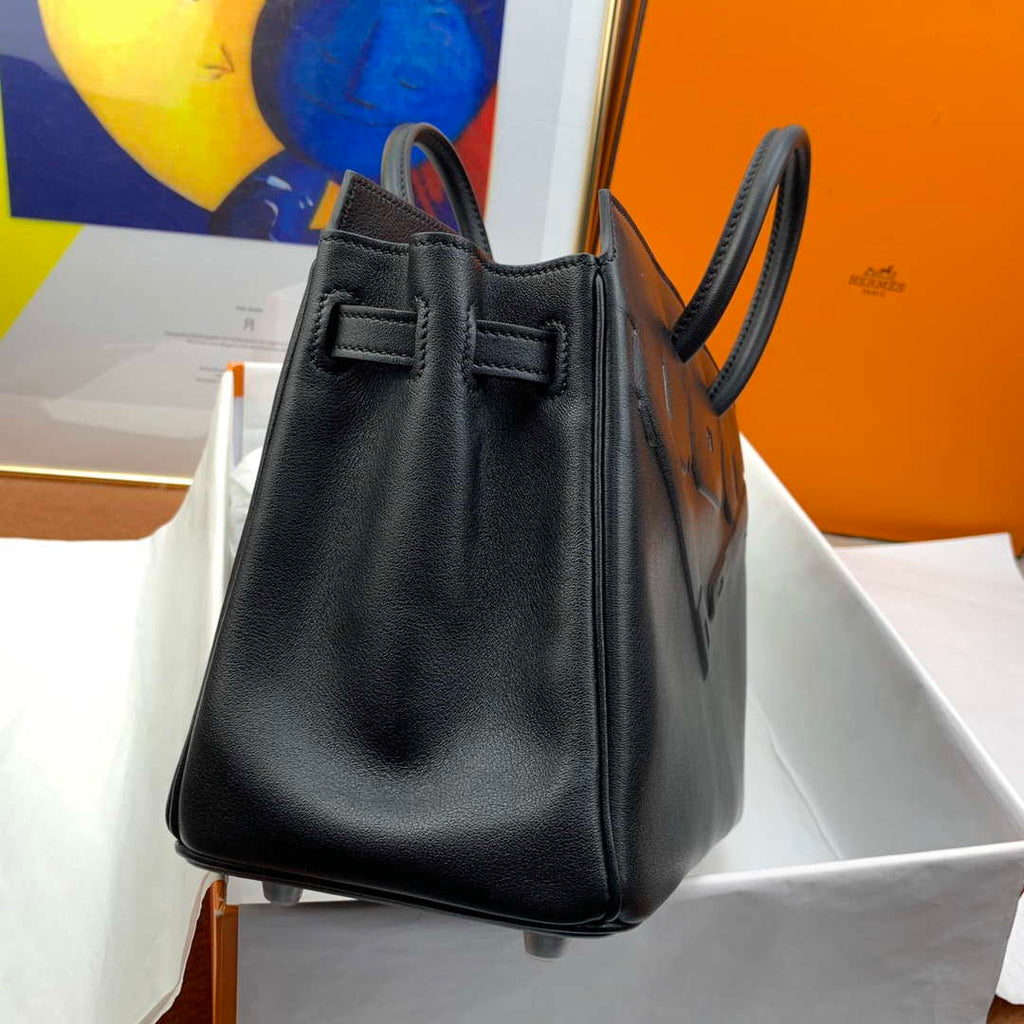 Hermes Shadow Birkin Bag Swift 25 Fully Handmade H92027